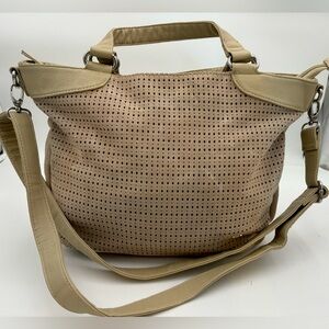 🇮🇹 CARPISA VERA PELLE Italian Leather Suede Crossbody Bag